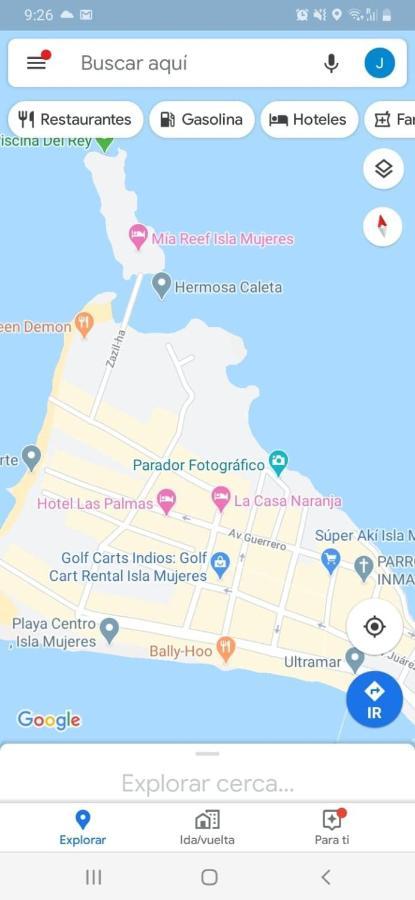 La Casa Naranja Hotell Isla Mujeres Eksteriør bilde